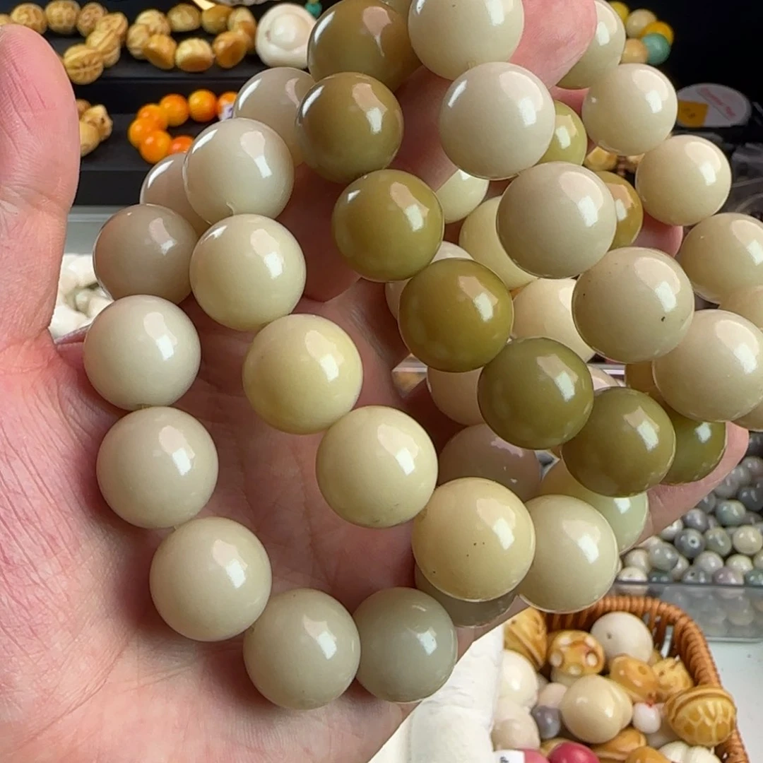 菩提根/象牙果手串瑕疵卡17-18汤圆手串10条