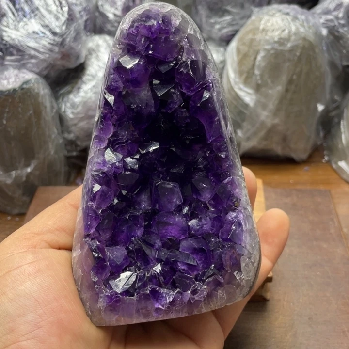 紫晶摆件未镶嵌紫晶