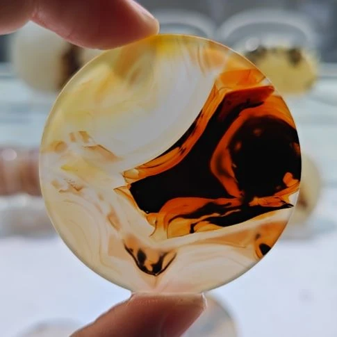 玛瑙/玉髓未镶嵌吊坠(不含链)72号