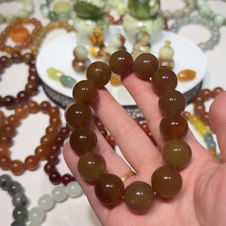 蛇纹石玉未镶嵌手串