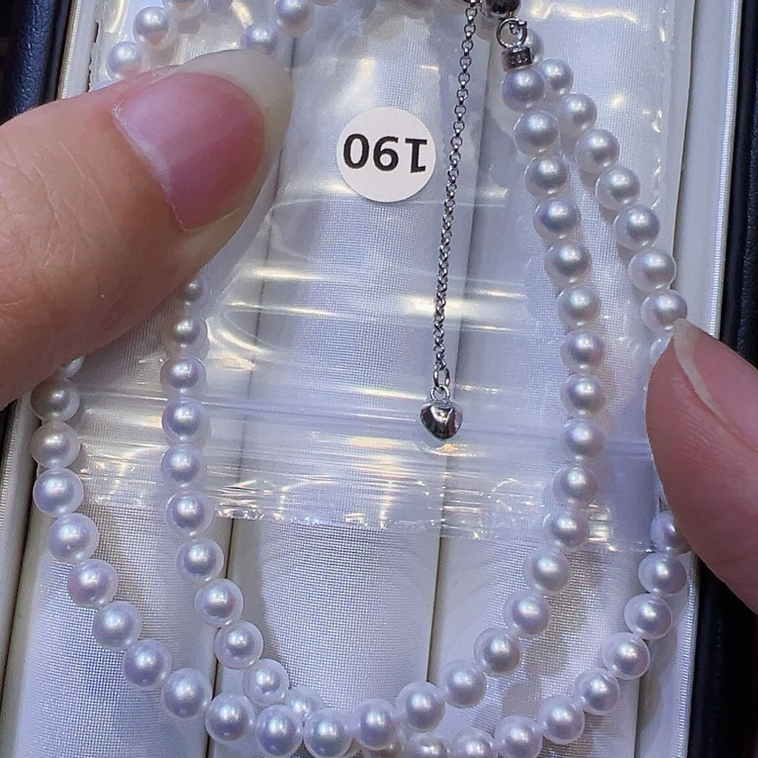 银S925镶嵌颈饰淡水珍珠