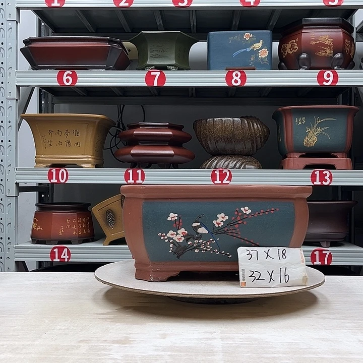 紫砂花盆紫砂花盆