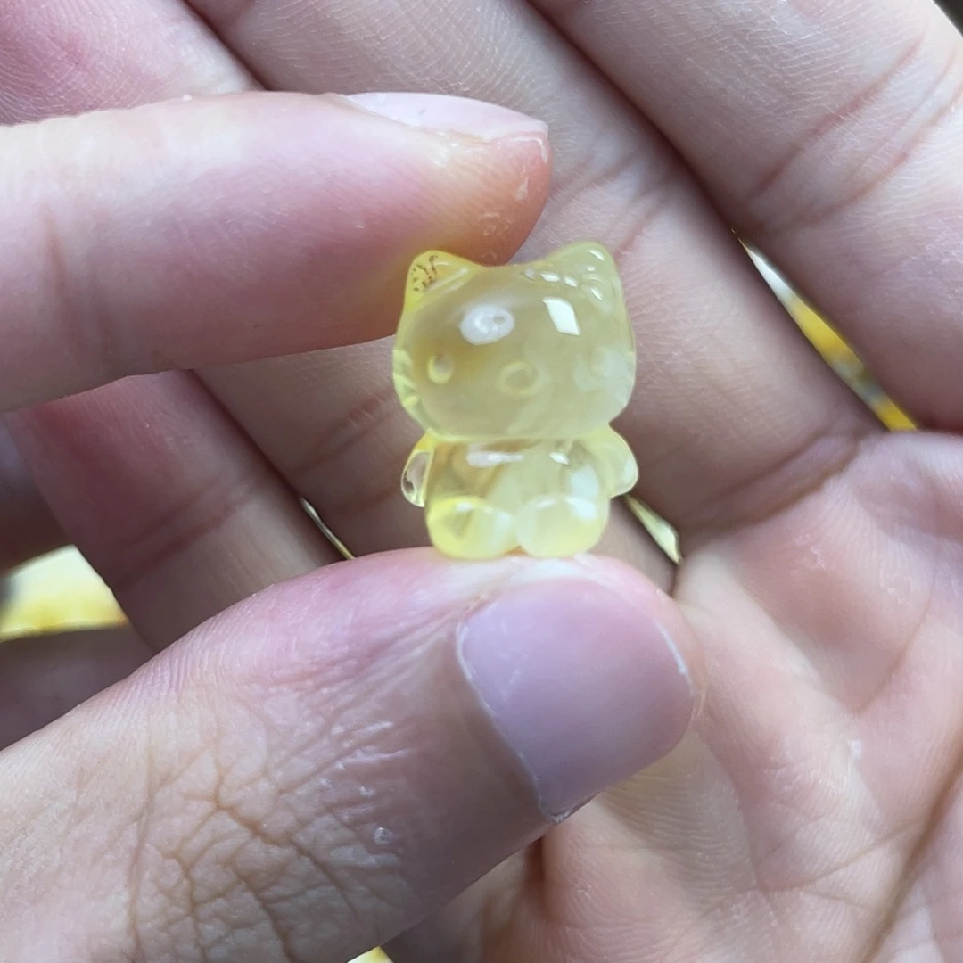 琥珀未镶嵌裸石猫咪