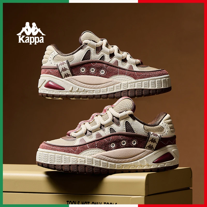 Kappa/卡帕限定休闲板鞋背靠背厚底百搭女鞋潮流复古男女鞋子CC95