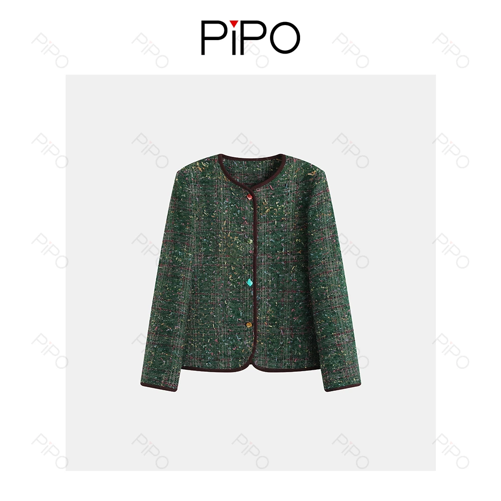 PIPO气质短款百搭休闲常规时尚女短外套DD53C681