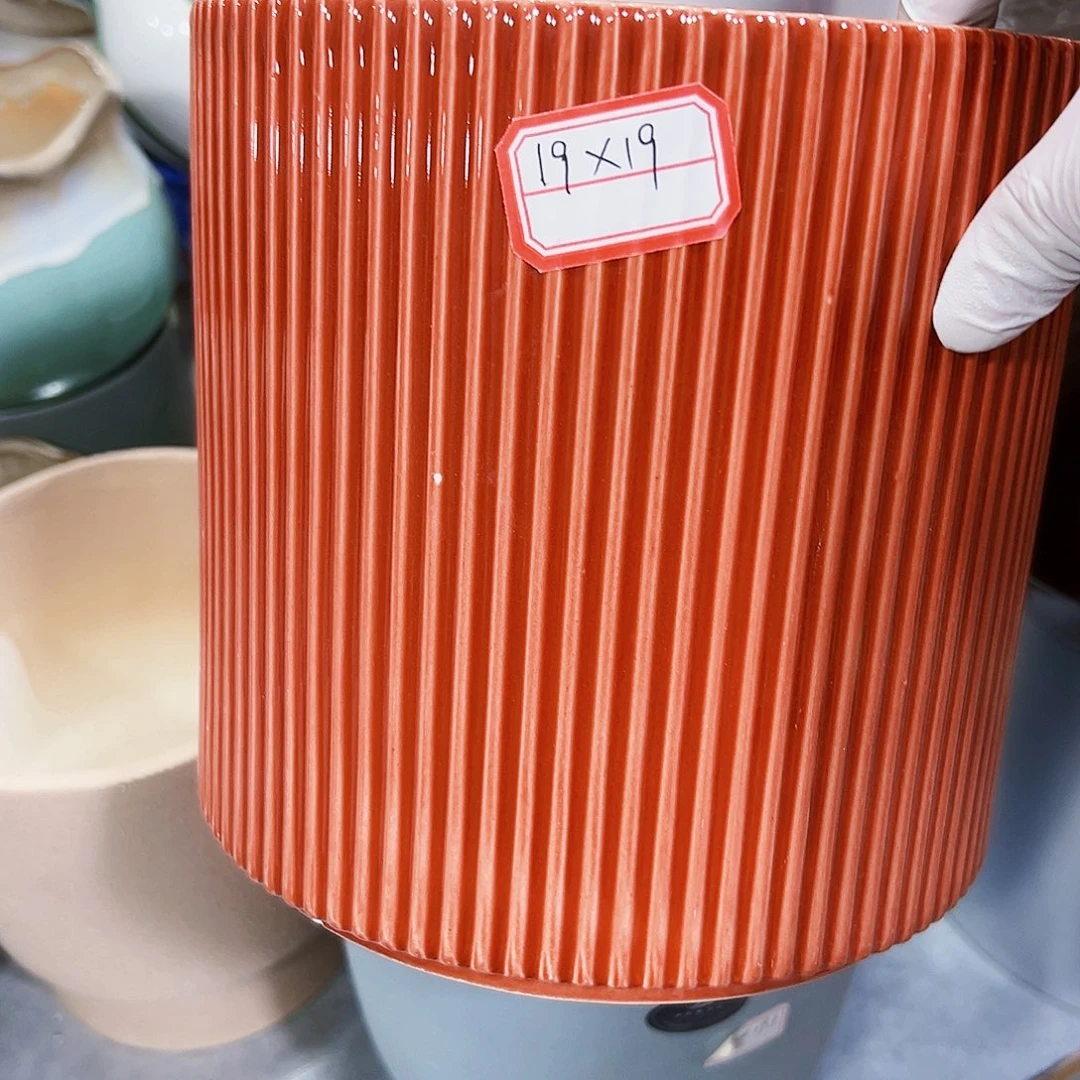 有孔，外贸尾单陶瓷花盆凑单10米包邮