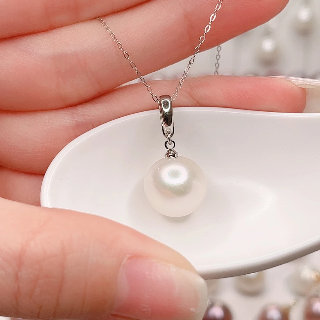 合金淡水珍珠吊坠(赠链)