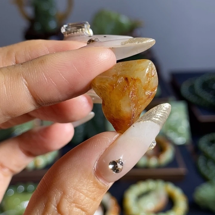 和田玉未镶嵌吊坠(不含链)