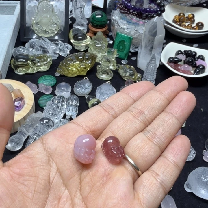 未镶嵌颈饰水晶水晶