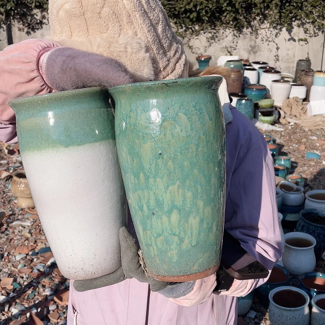 红陶王嫂花盆0209-227