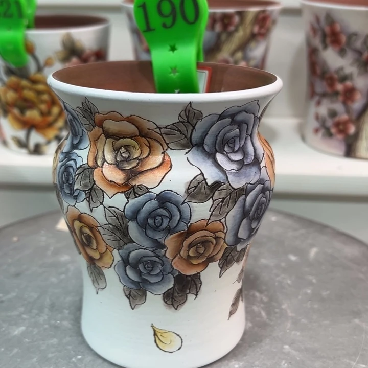 紫砂花盆水晶花盆190