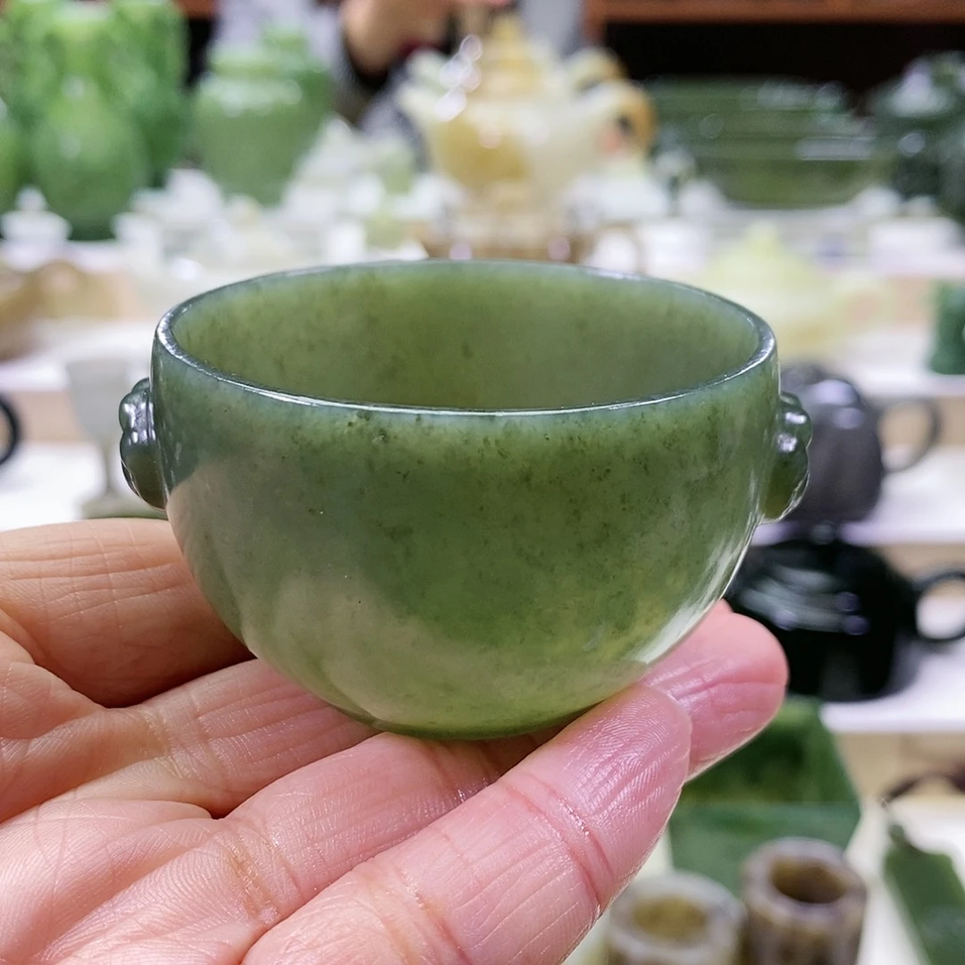 和田玉茶杯未镶嵌70m l