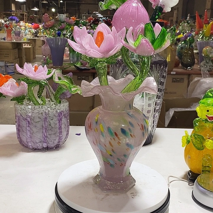 3只花加瓶高30厘米