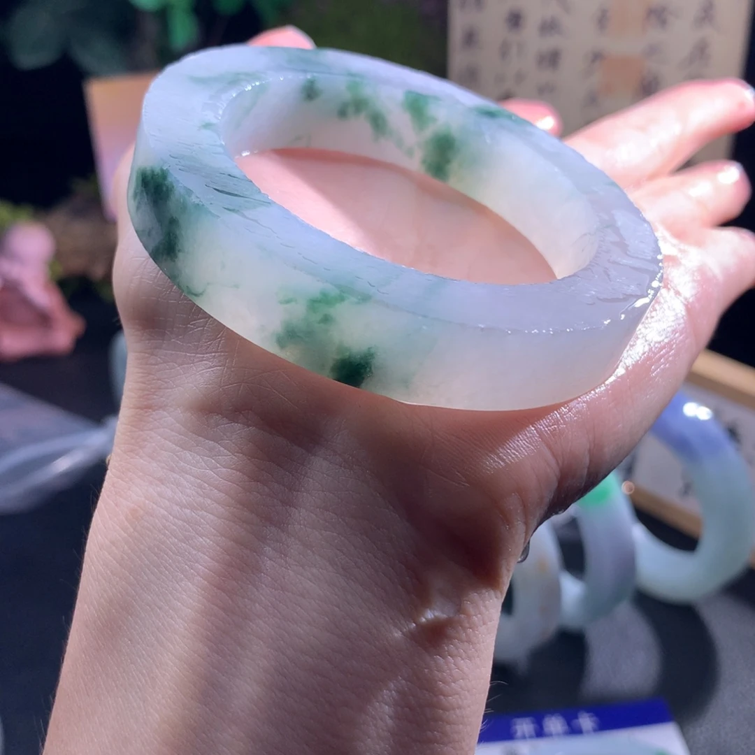 定制翡翠翡翠未镶嵌雨*