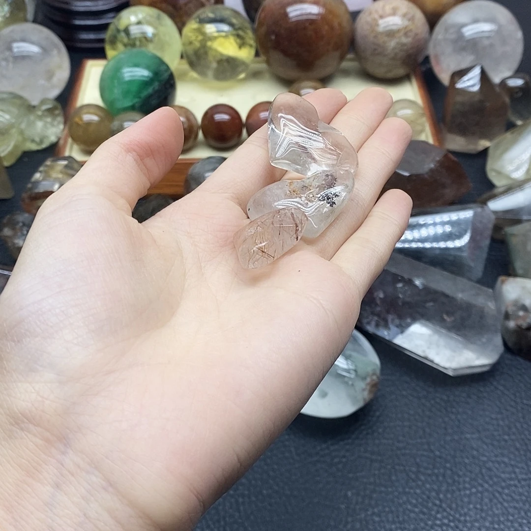 水晶未镶嵌珠宝半成品204水晶石