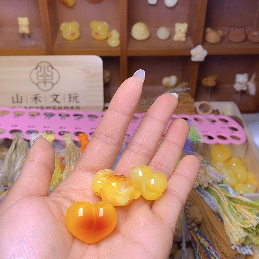 吊坠猴头核桃二代心葫芦和整身熊