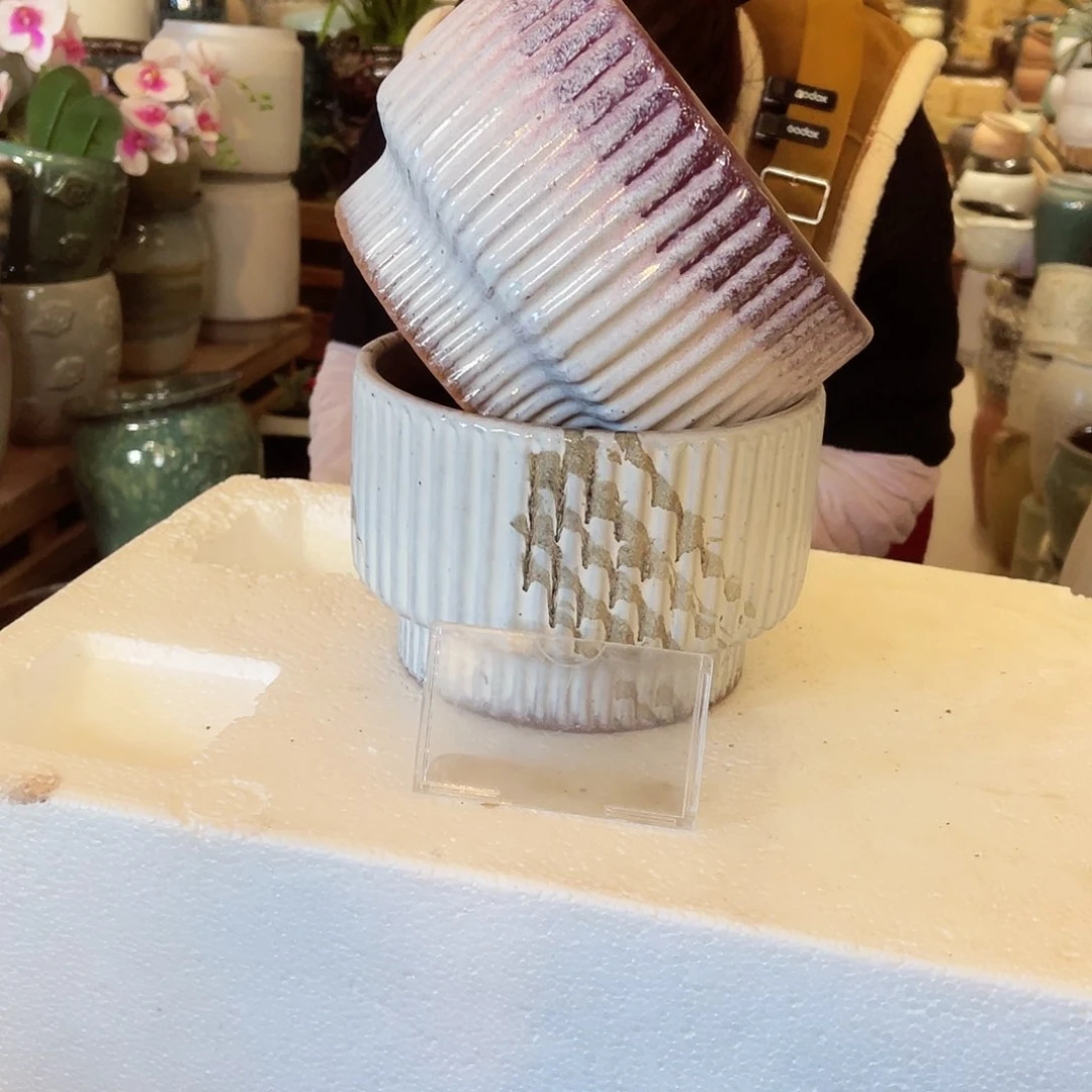 紫砂花盆高度12口径18