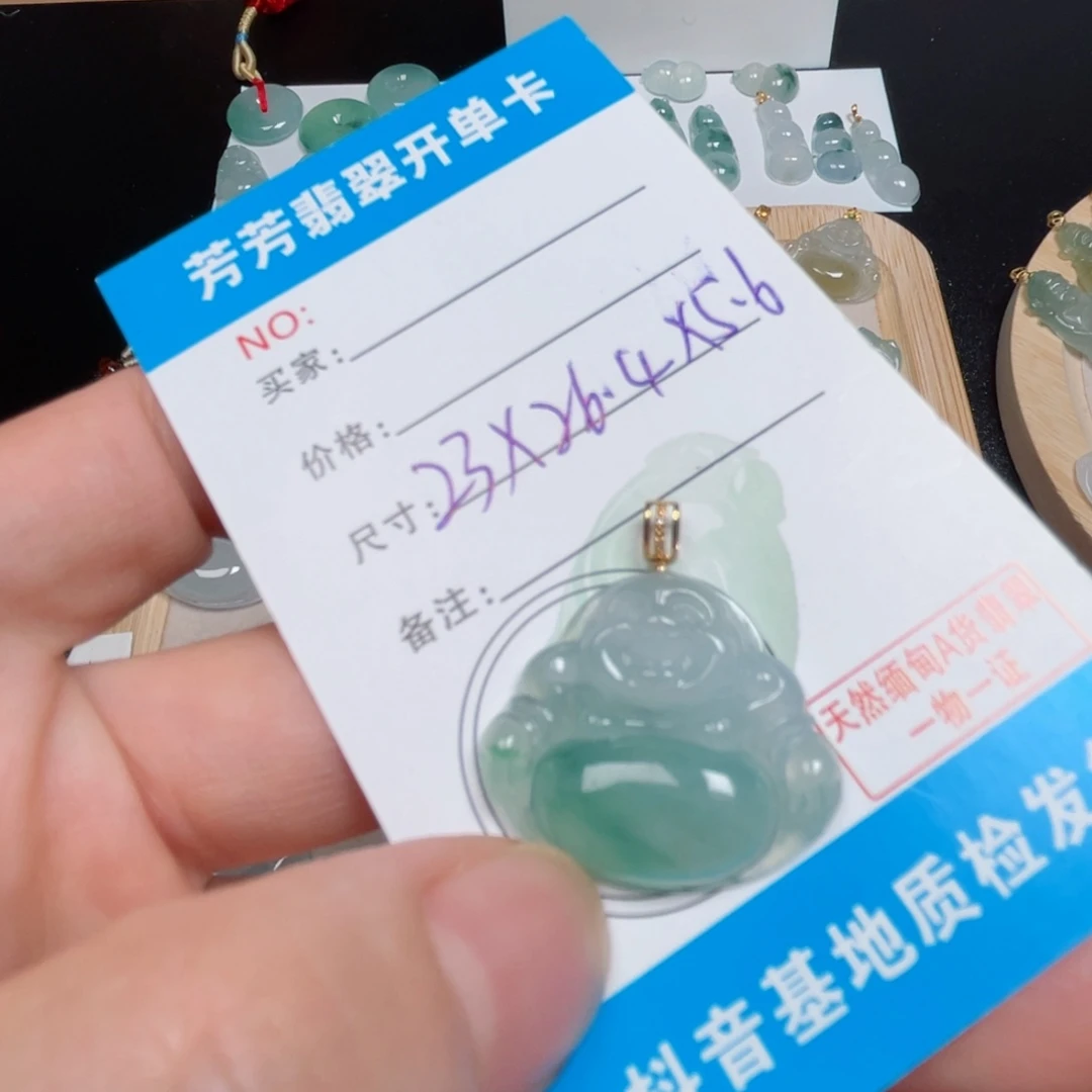 @***强翡翠未镶嵌颈饰翡翠