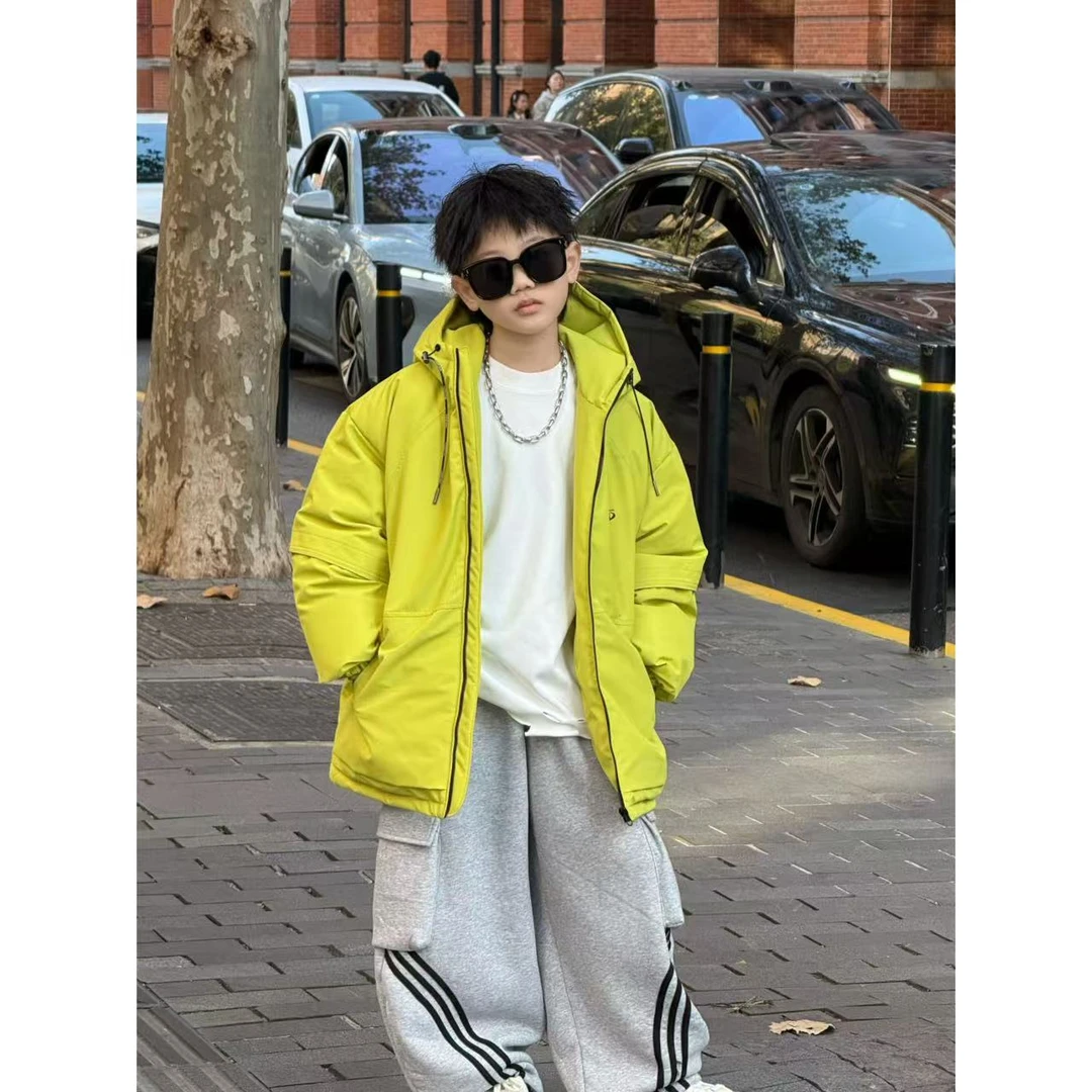 现货THE LUHAN【冬日暖阳】冬季保暖50绒亲子装中大男童羽绒服25848