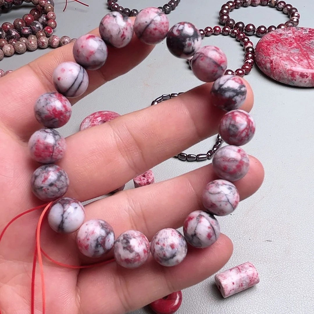 紫砂天然朱砂辰石吊坠