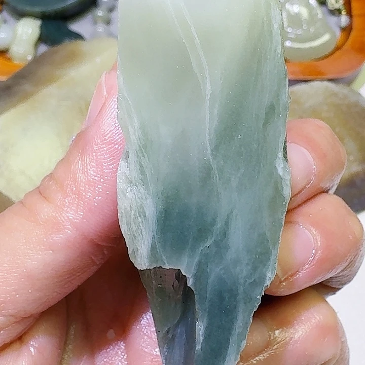 和田玉未镶嵌车挂