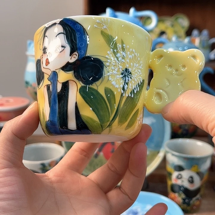 陶景德镇釉下手绘陶瓷