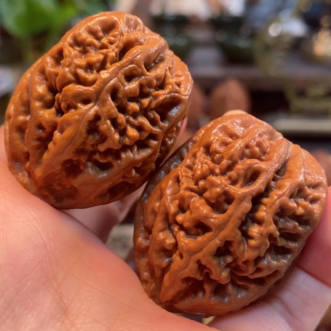 吊坠文玩核桃老树珊瑚纹34