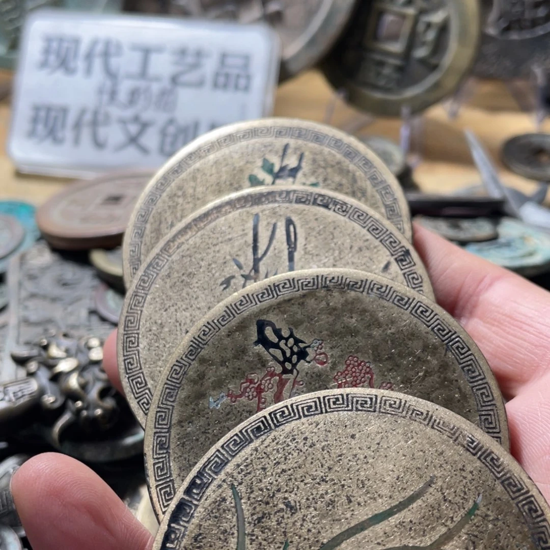 铜现代工艺品学习币