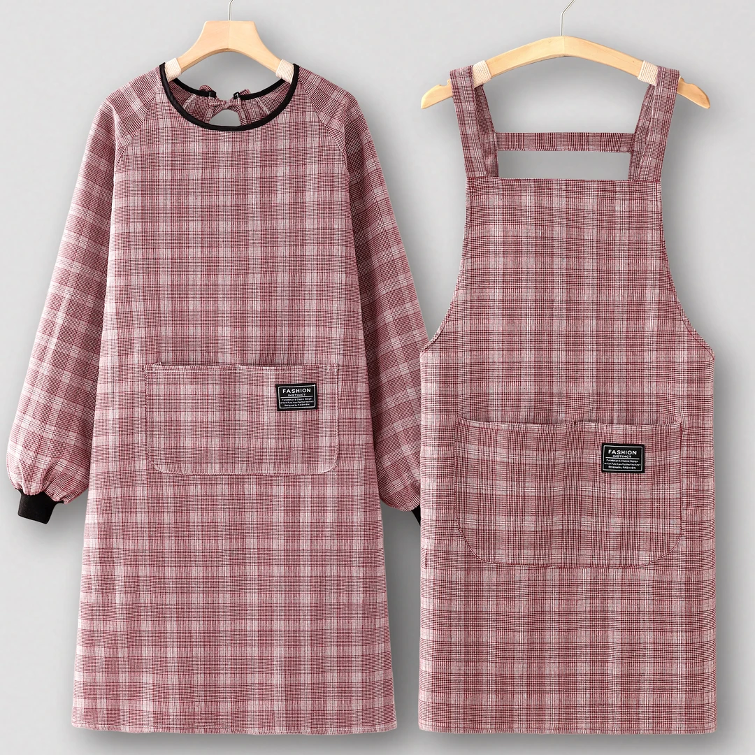 工厂车间围裙厨房家用工作服罩衣女新款男年轻款轻薄上班专用大人