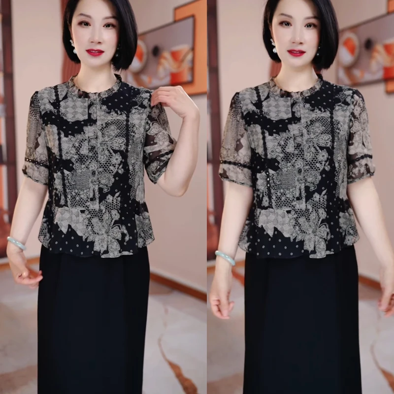 时尚气质显瘦遮肉气质连衣裙JX008新款优雅弹力舒服夏季百搭洋气