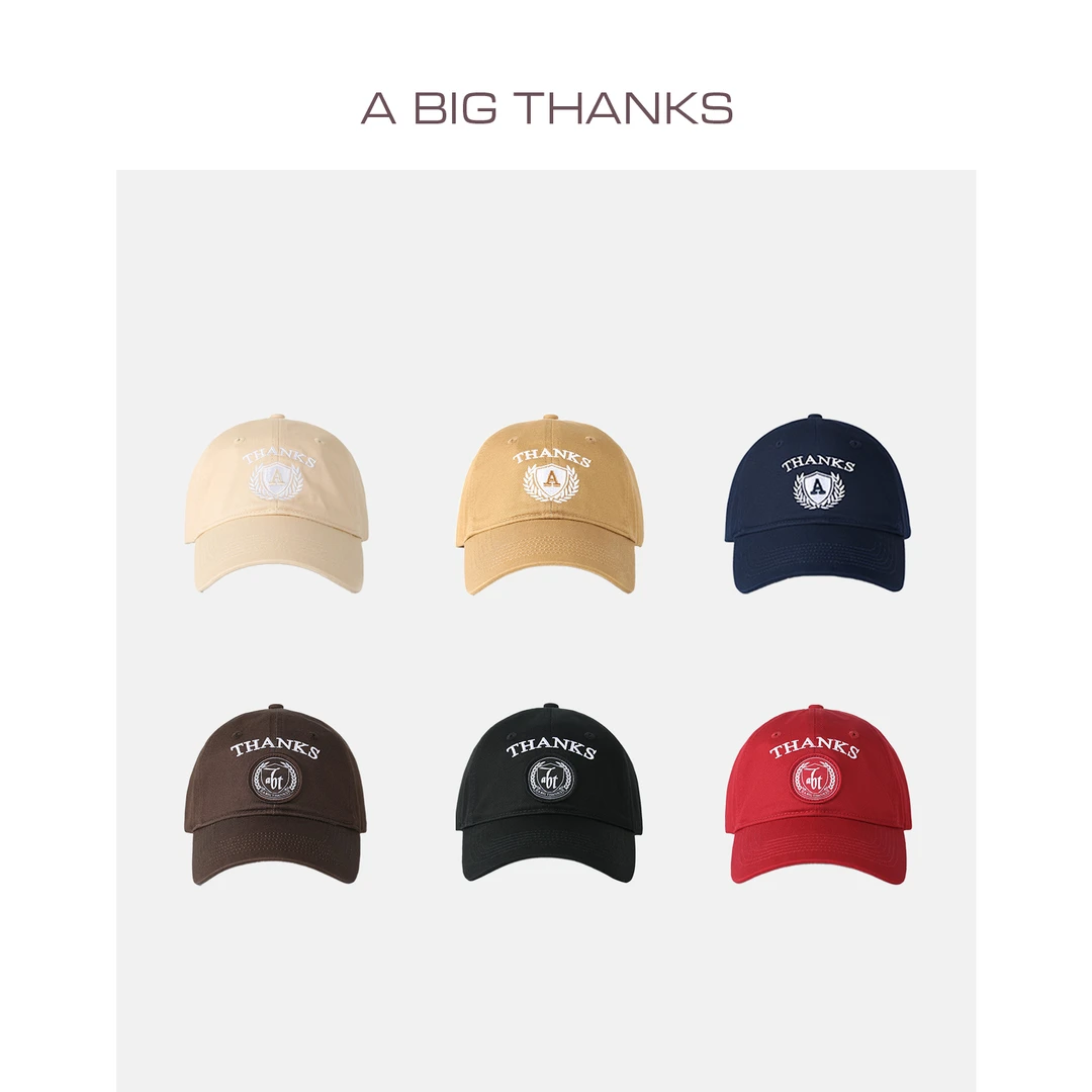 abt 韩东君刘诗诗明星同款棉斜六片帽abt202200027