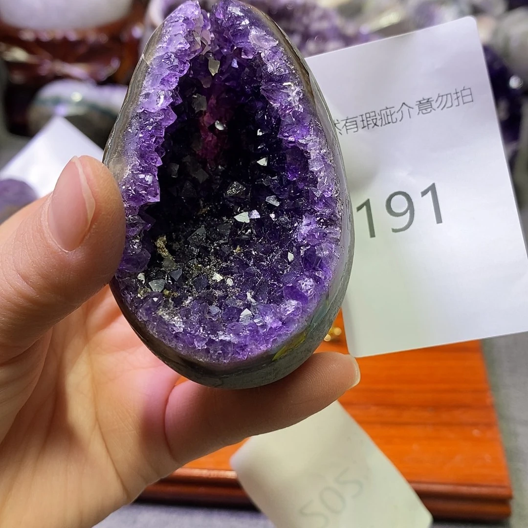 紫晶珠宝半成品未镶嵌