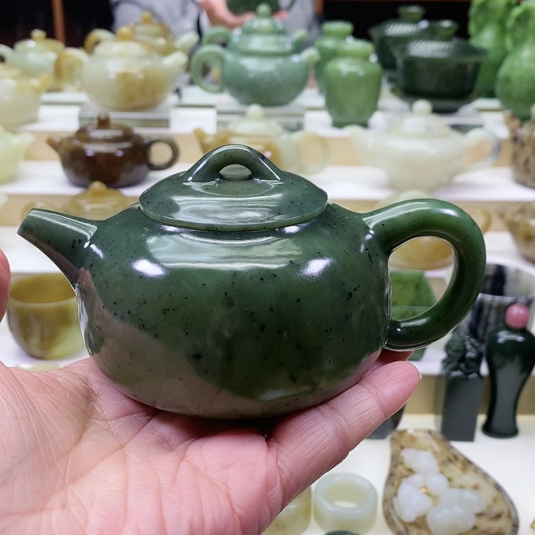 和田玉茶壶未镶嵌用****1