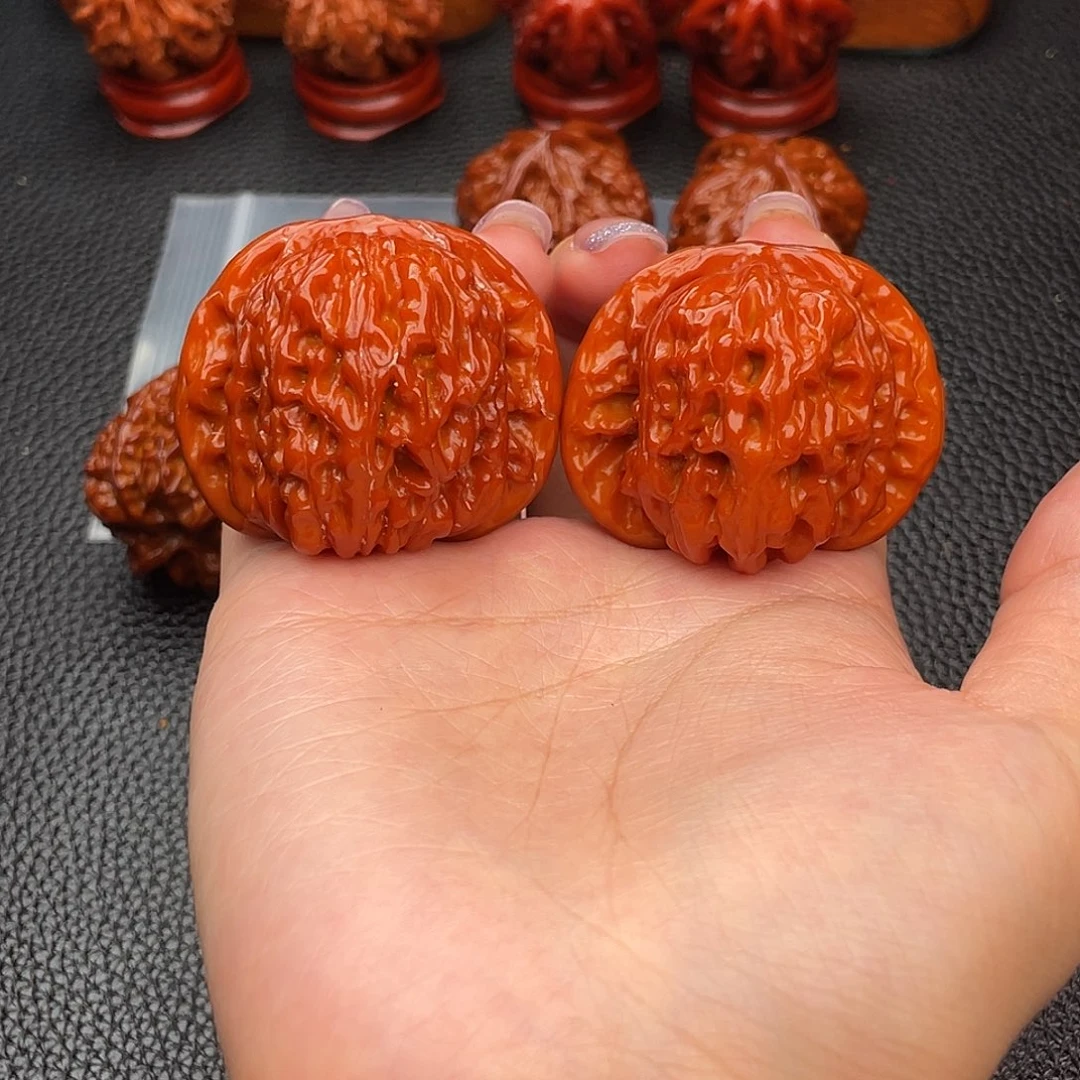 把件文玩核桃四座楼