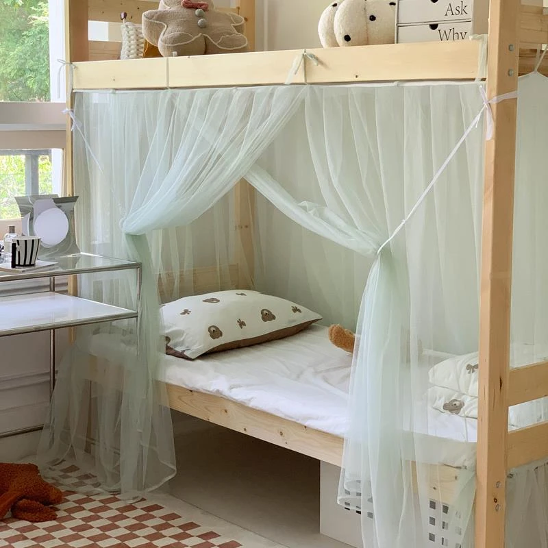 学生宿舍2025新款蚊帐上下铺加密寝室单人床家用老式子母床蚊帐