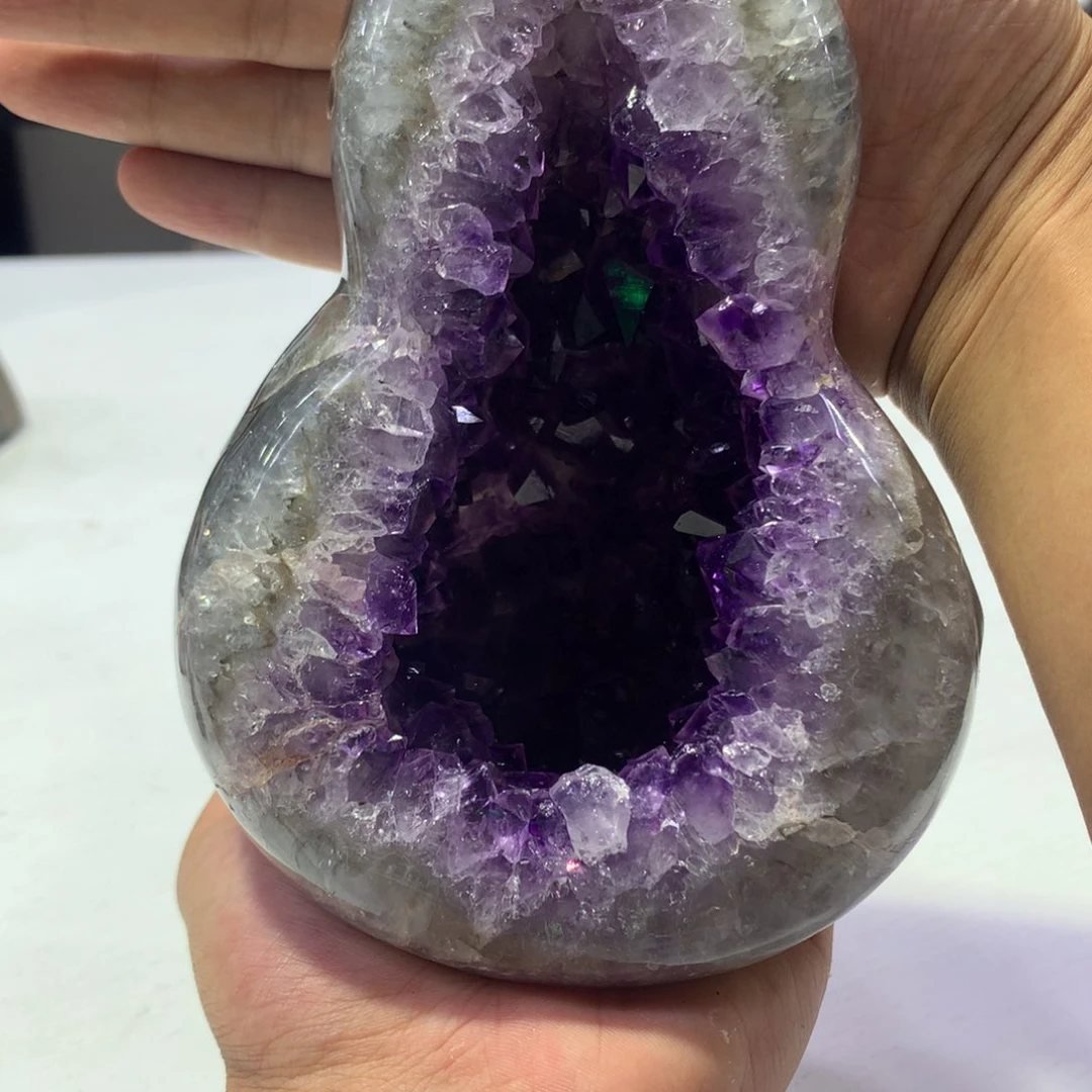 紫晶摆件未镶嵌叮*叮紫晶76