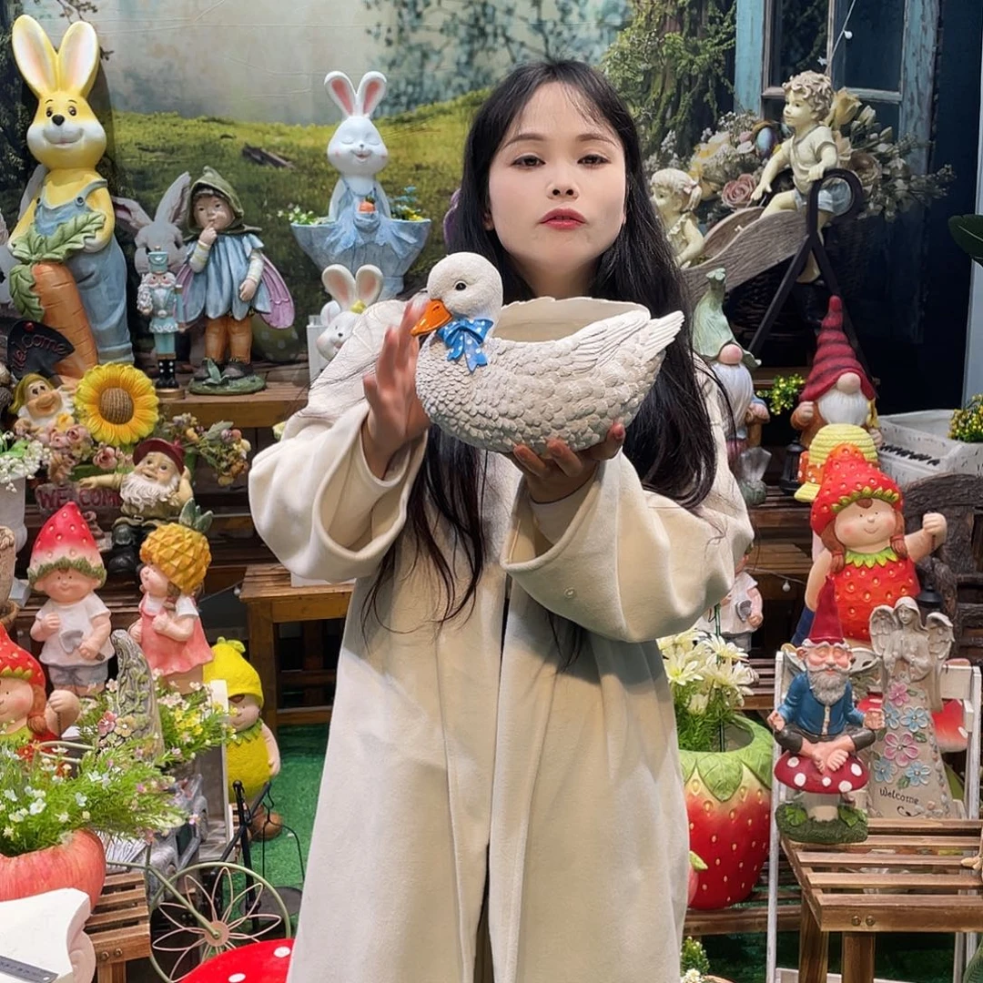 摆件花园摆件红红火火