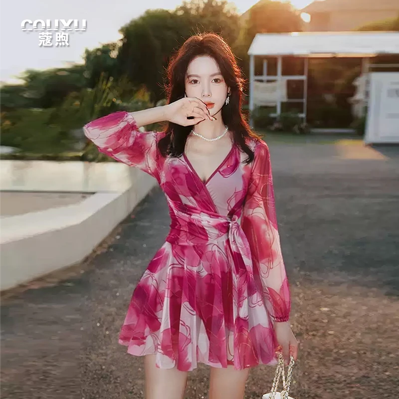 【大壮专属】2025新款裙式遮肚显瘦聚拢泳衣女款2025新款洋气高级感