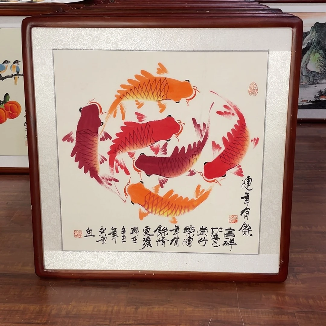 国画带框尺寸63*63厘米