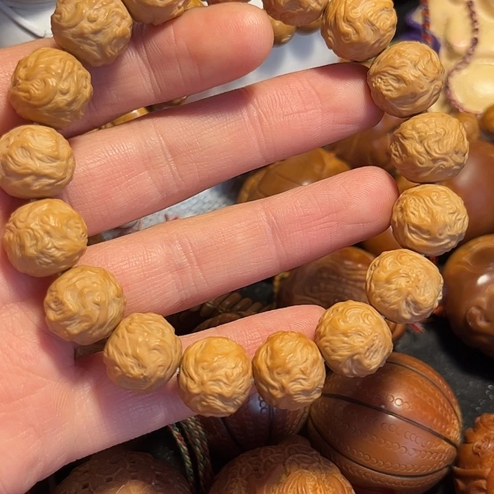 橄榄核手串/手链猴头游龙