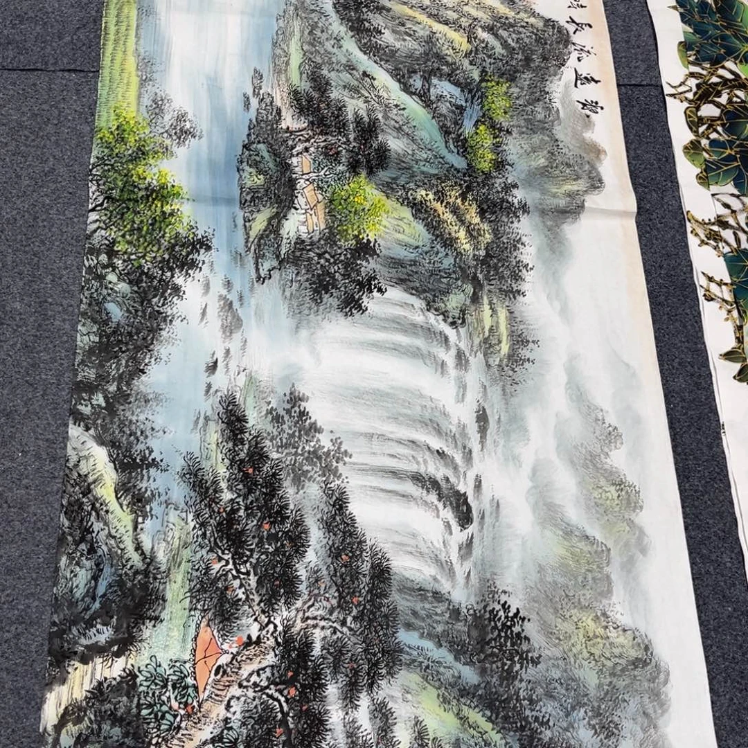 国画国画作品老师手绘