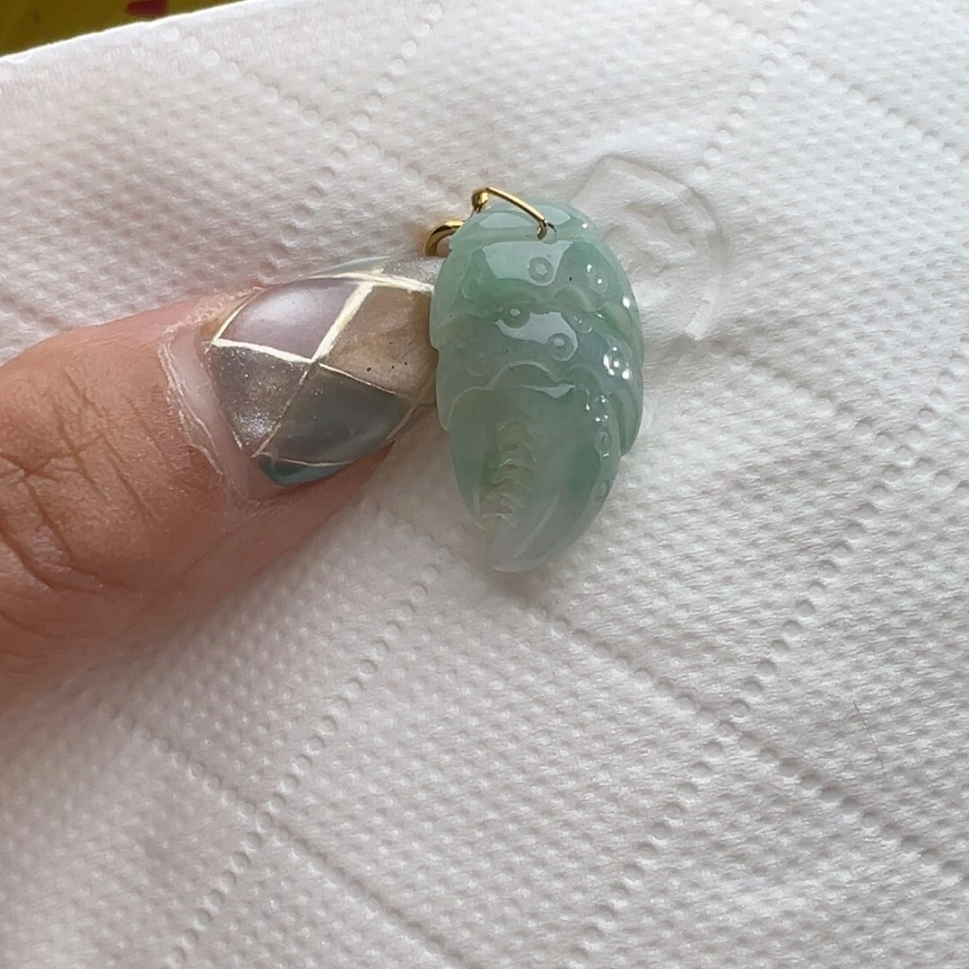 颈饰未镶嵌翡翠翡翠特色蟹钳挂件亏出买断价