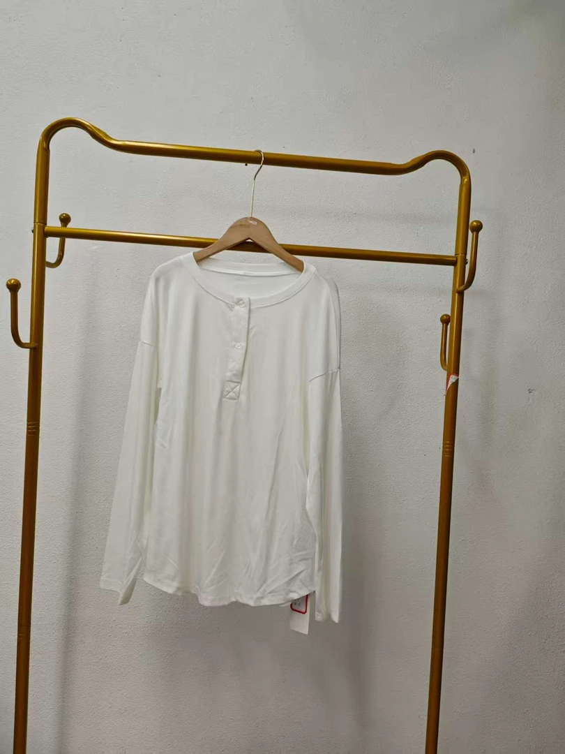 C4-8-1953款  长袖基础T恤圆领宽松