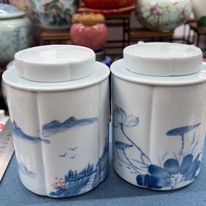 瓷片茶叶罐茶叶罐