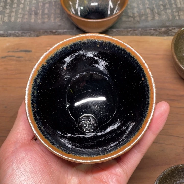 茶盏天***心零添加柴烧作品