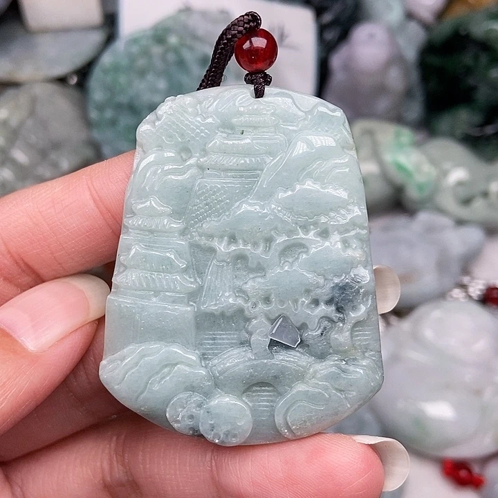 颈饰未镶嵌翡翠翡翠