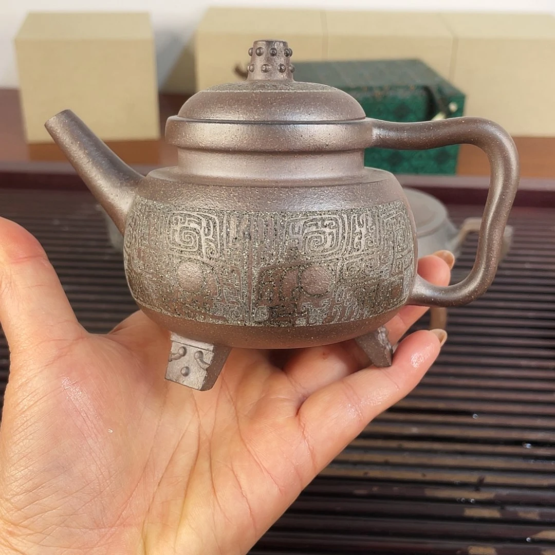 紫砂茶壶三拼半手工制作工艺