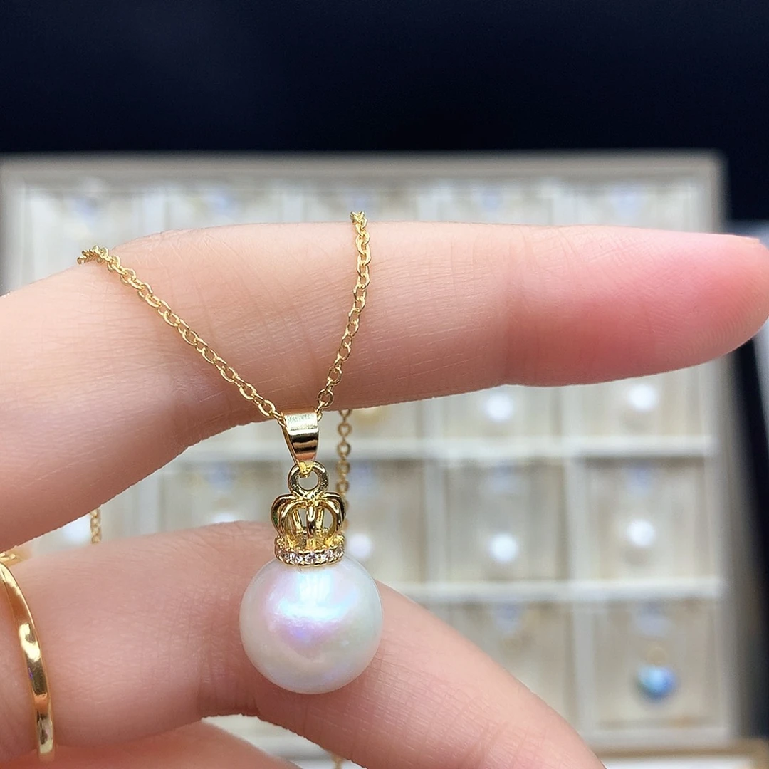 淡水珍珠合金颈饰