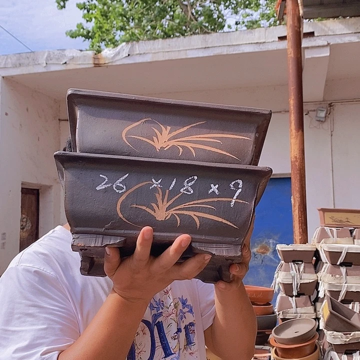 紫砂花盆紫砂花盆