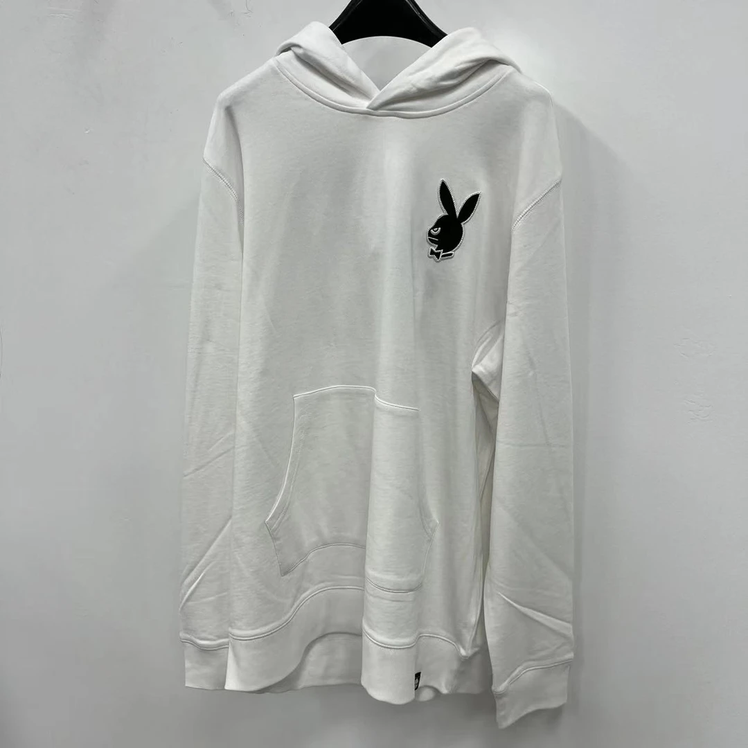 男playpanda字母连帽卫衣